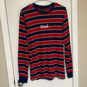 Huf striped long sleeve shirt